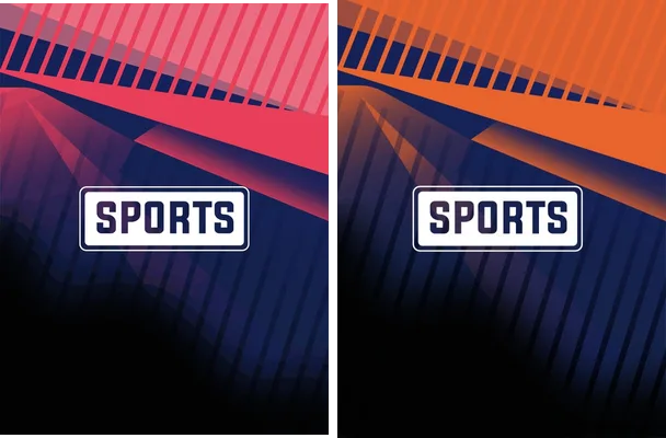 sports pattern abstract figures