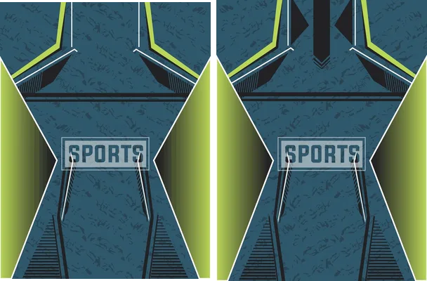 sports pattern blueyellow