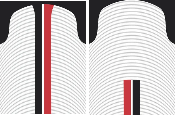 sports pattern curved lines