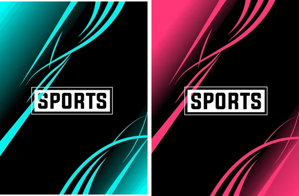 sports pattern curvesgradient