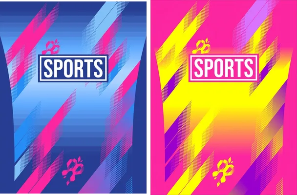 sports pattern degrade lines 2