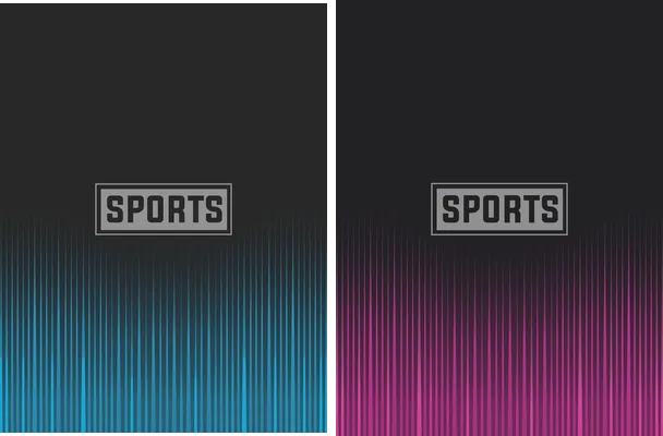 sports pattern degrade lines