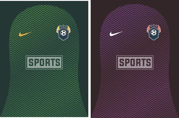 sports pattern dotted lines