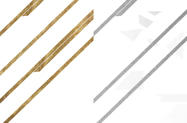 sports pattern gold silver