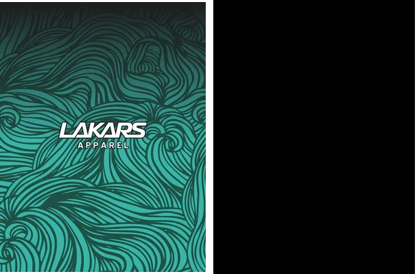 sports pattern green waves