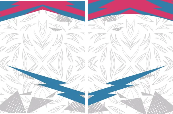 sports pattern pinkblue