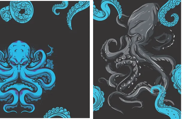 sports pattern pulpo
