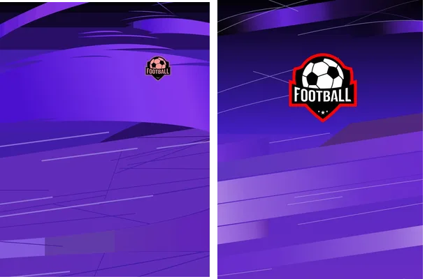 sports pattern purple gradient