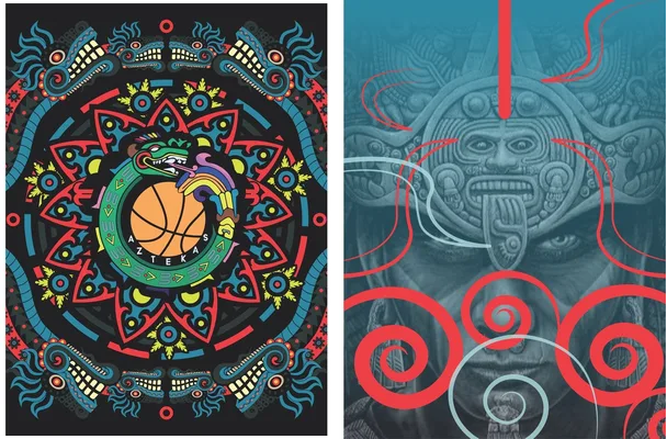 sports pattern quetzalcoatl