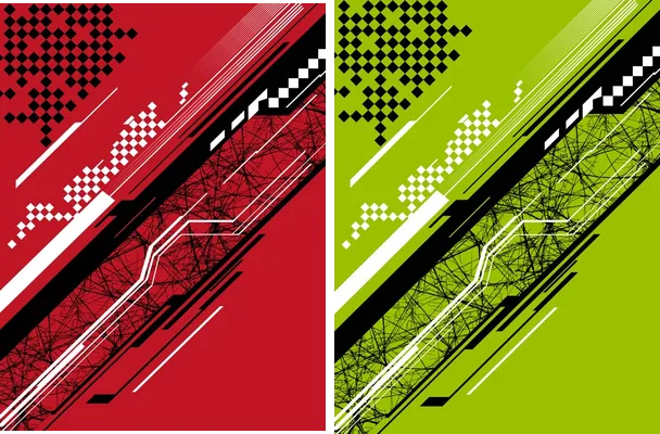 sports pattern redblack lines