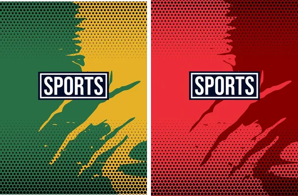 sports patterns grunge pointillizer