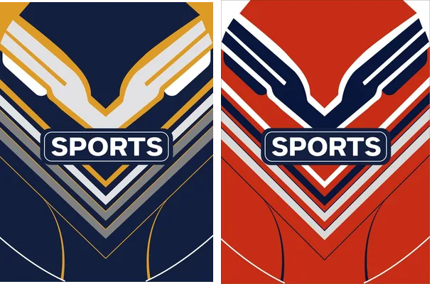 sports patterns lines
