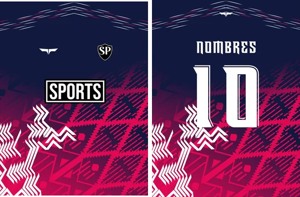 sports pink blue concept
