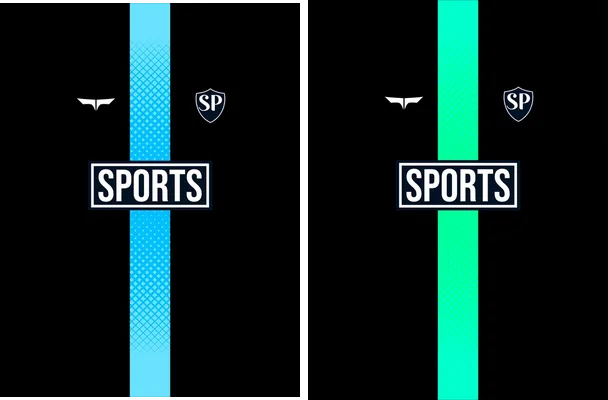 sports pointillizer lines concept