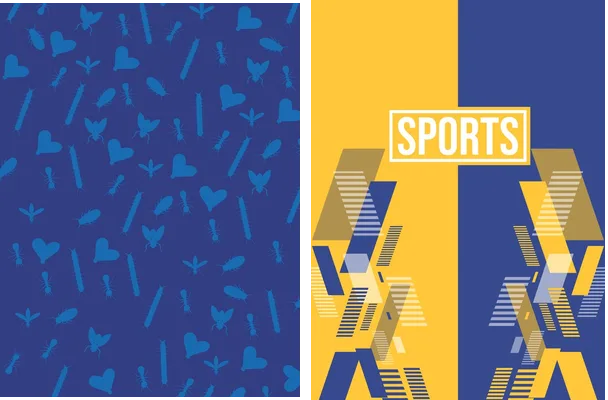 sports yellow blue fumix