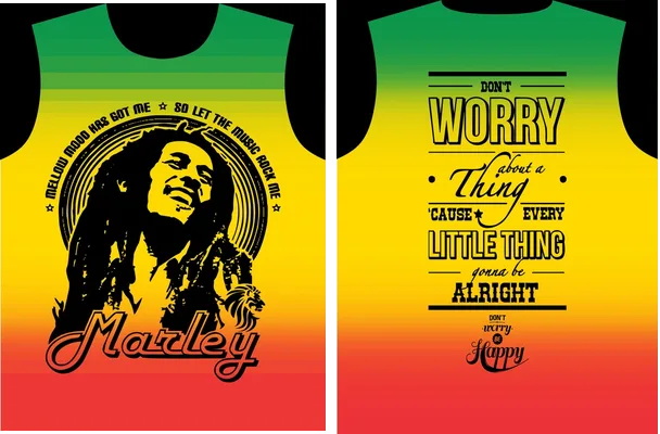 stephen marley vector plantilla para sublimar camiseta