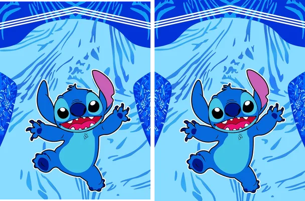 stitch blue design