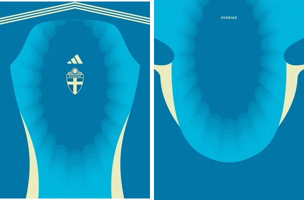 suecia femenina away kit 2025