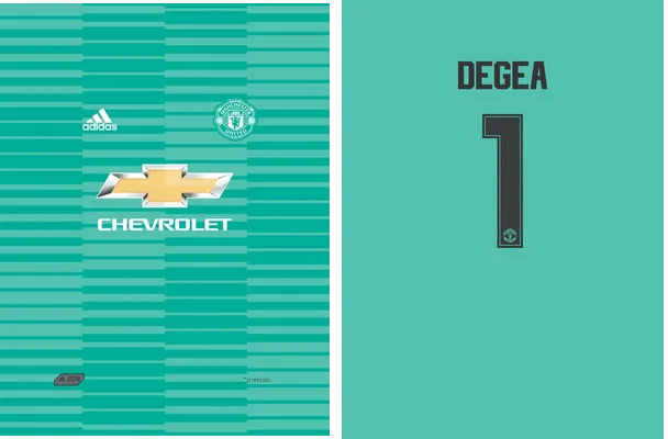 template arquero manchester united 2018 19