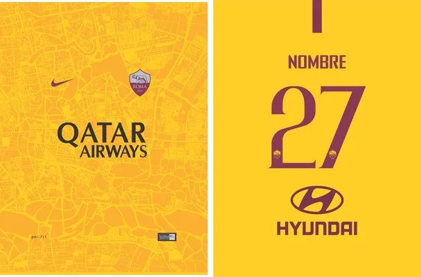 template camiseta roma 2017 2018 nike