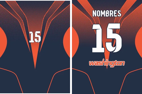 template diseno chinitos naranja
