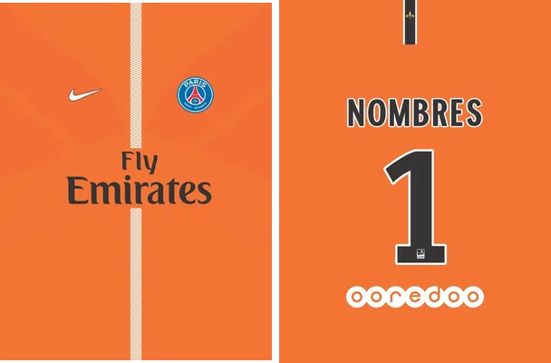 template psg arquero diseno 2018