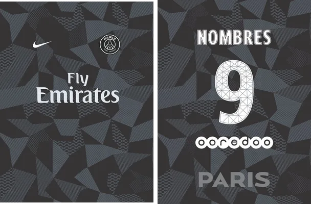 template psg tercera 2017 18