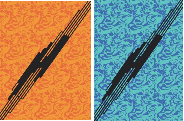 texture duo color design