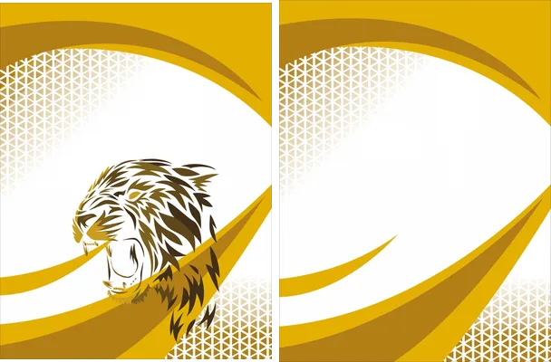tigre geometrico design