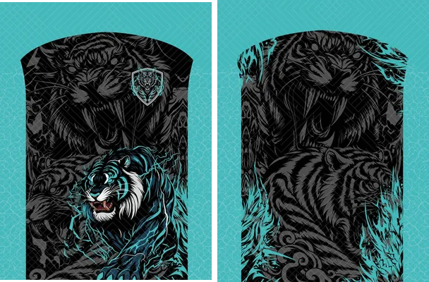 tigre neon design