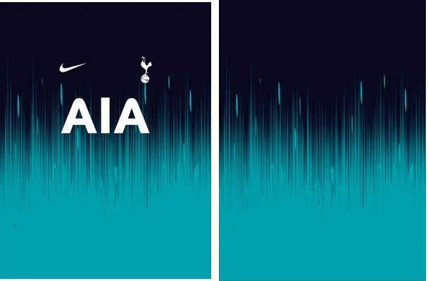 tottenham 2021 degrade vector free download