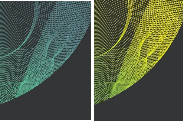 trama lineas degrade