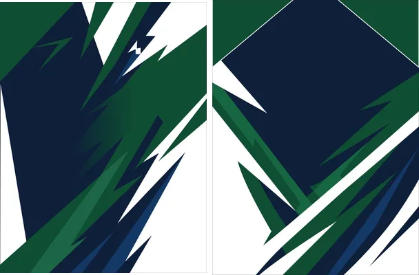 triangless geometric blue
