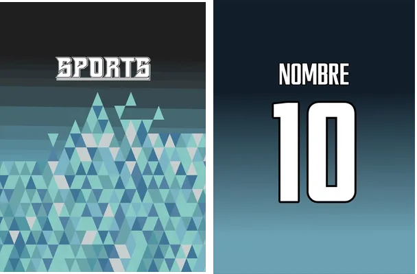 triangulos sports vector desings