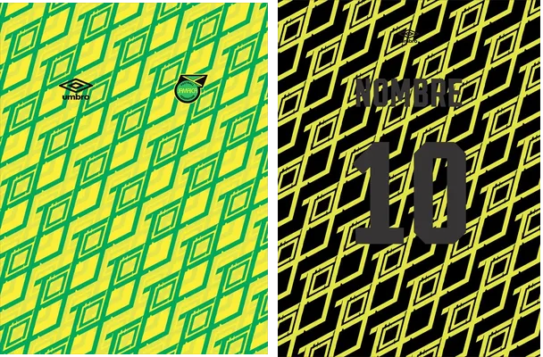 uniforme jamaica 2021 fantasy vector