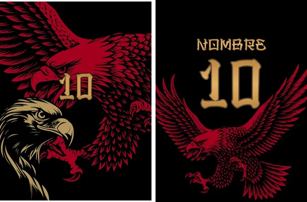 vector aguila red