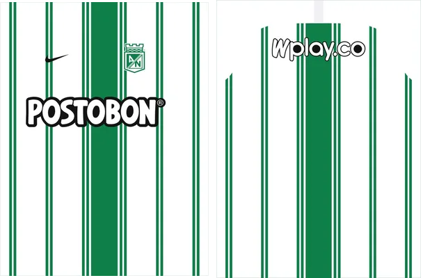 vector camiseta atletico nacional 2020
