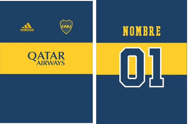 vector camiseta boca juniors 2020 21 local