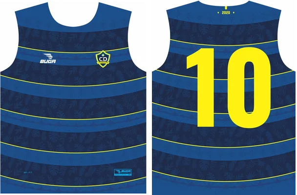 vector camiseta club junior lago agrio para sublimar