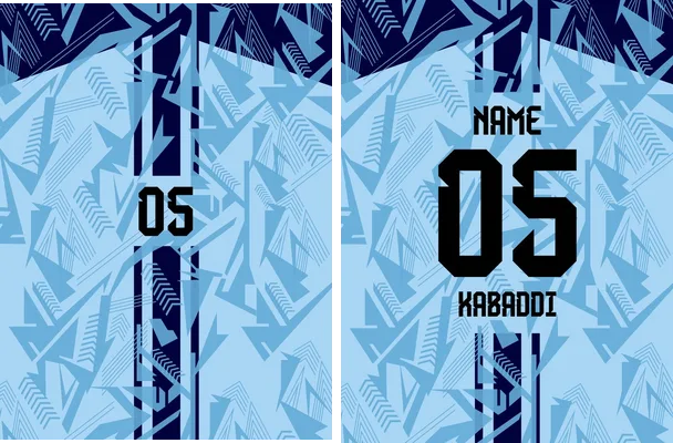 vector geometric blue 3