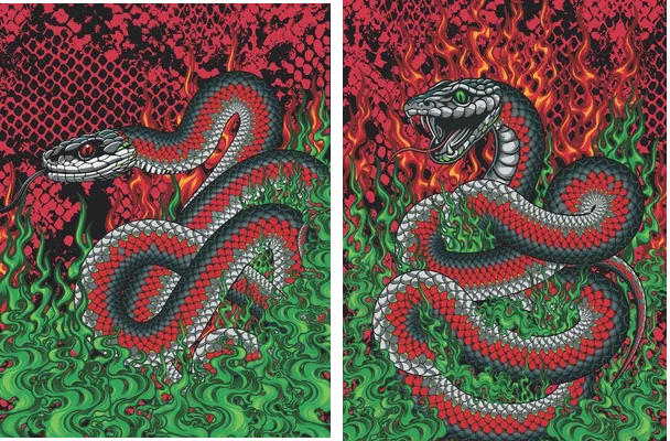 vector serpiente
