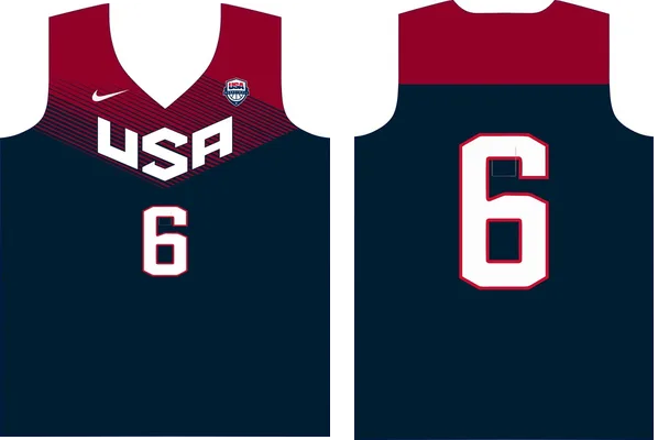 vector usa basketball jersey