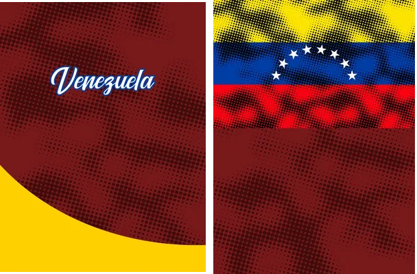 venezuela concept pointillizer
