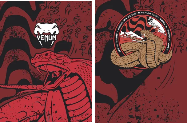venum snake red design