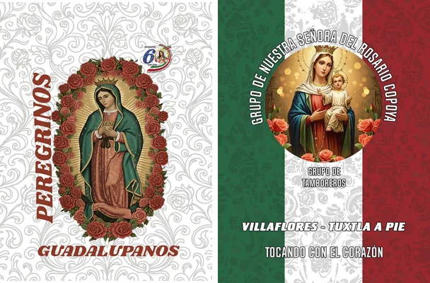 virgen de guadalupe rosas
