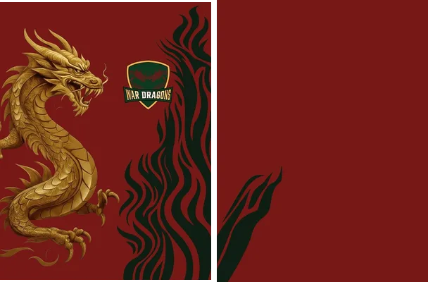 war dragons sports design