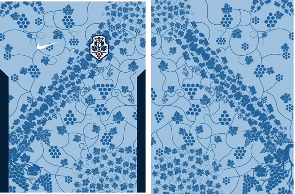 wine blue concept