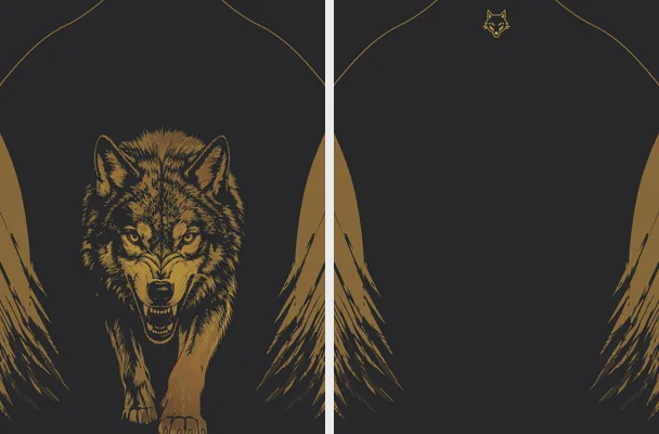 wolf golden dark