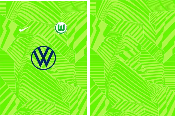 wolfsburg primera equipacion 2021 22 vector free