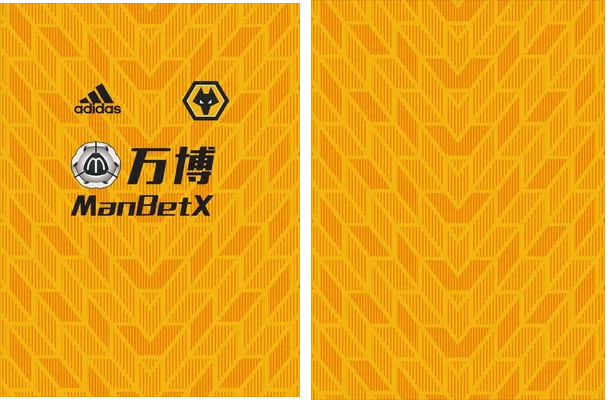 wolverhampton fc 2020 21 home vector